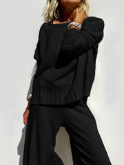 β° LAST DAY SAVE 50% π₯ 2025 Hot Sale Soft Cashmere Casual Sweater Suit