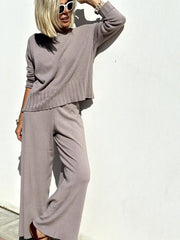 β° LAST DAY SAVE 50% π₯ 2025 Hot Sale Soft Cashmere Casual Sweater Suit