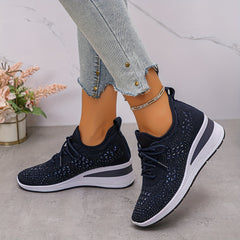 ð¥Last Day Promotion 70% OFF - Women's Casual Fashion Breathable Rhinestone-Embellished Orthopaedic Sneakers