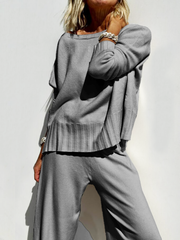 β° LAST DAY SAVE 50% π₯ 2025 Hot Sale Soft Cashmere Casual Sweater Suit