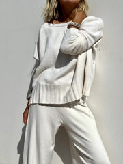 β° LAST DAY SAVE 50% π₯ 2025 Hot Sale Soft Cashmere Casual Sweater Suit