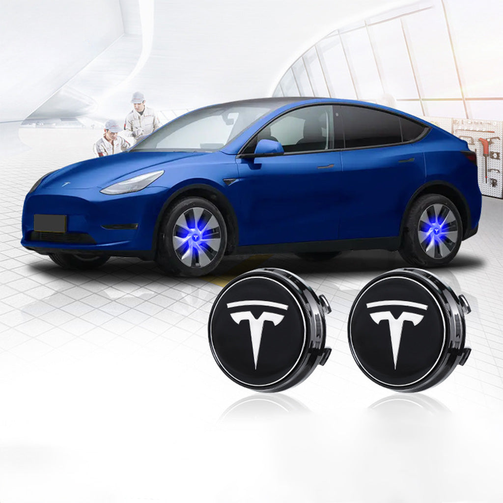 4PCS Self-powered Car Wheel Hub Floating Center Caps