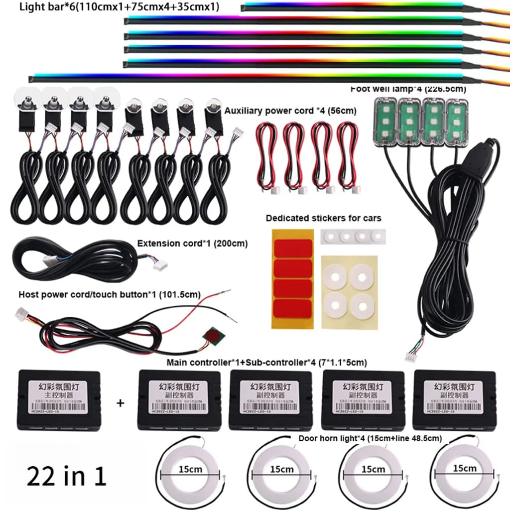 Universal Symphony Car Interior Ambient Lights